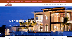 Desktop Screenshot of nagpurproperty.com